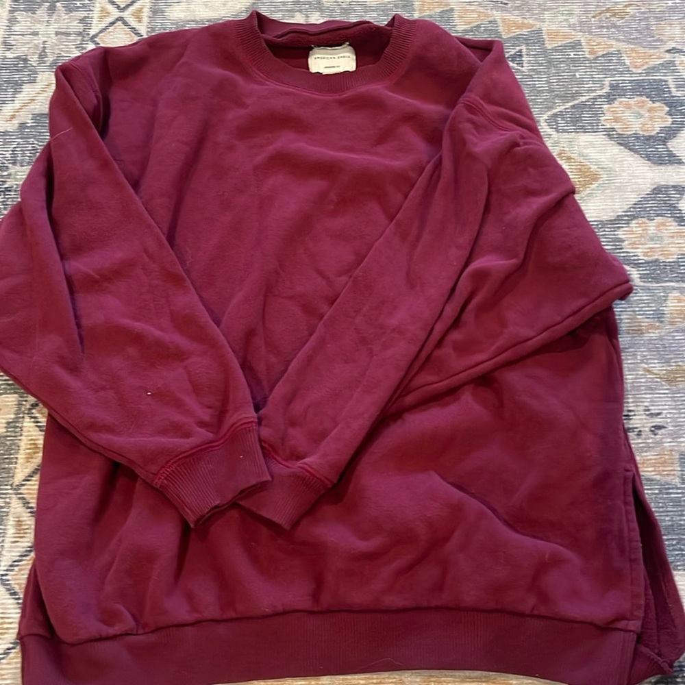 American Eagle oversized sweater split hem